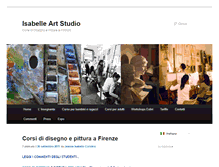 Tablet Screenshot of painting-courses-florence.com